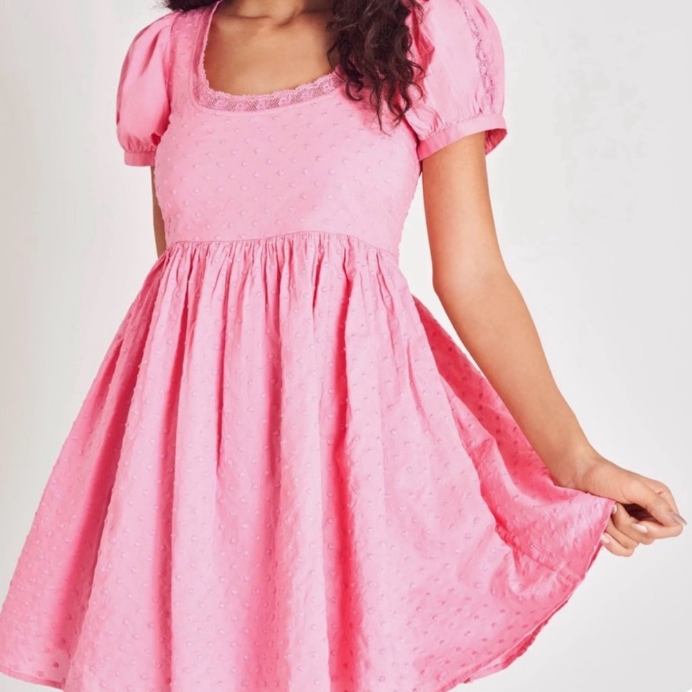 LoveShackFancy Raleigh Mini Dress